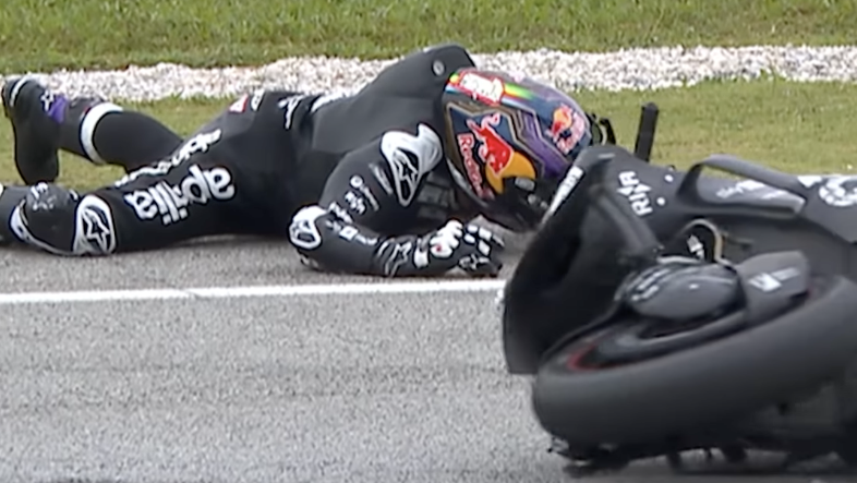 Jorge Martin Sepang Crash